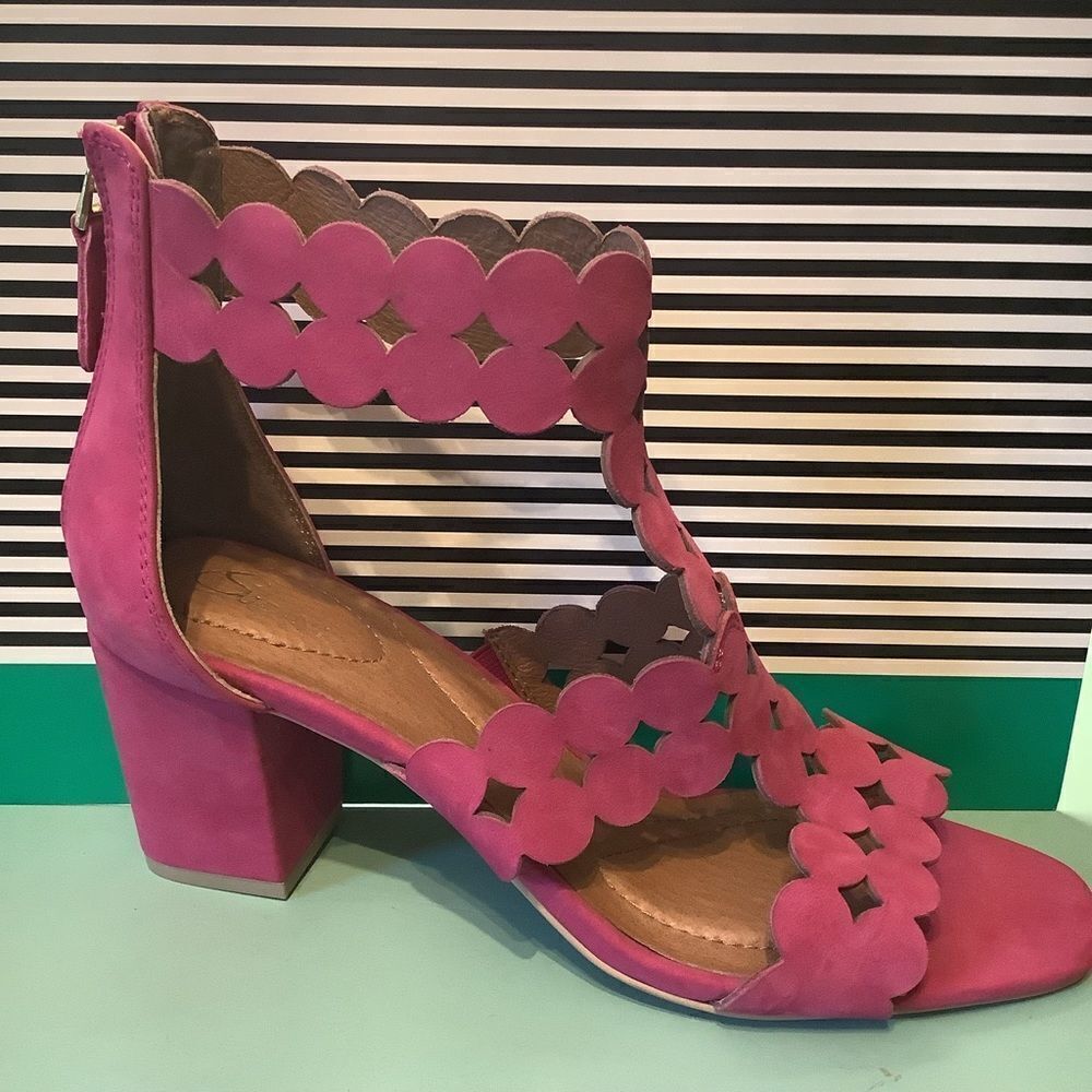 Sudini Pink Gladiator Sandals